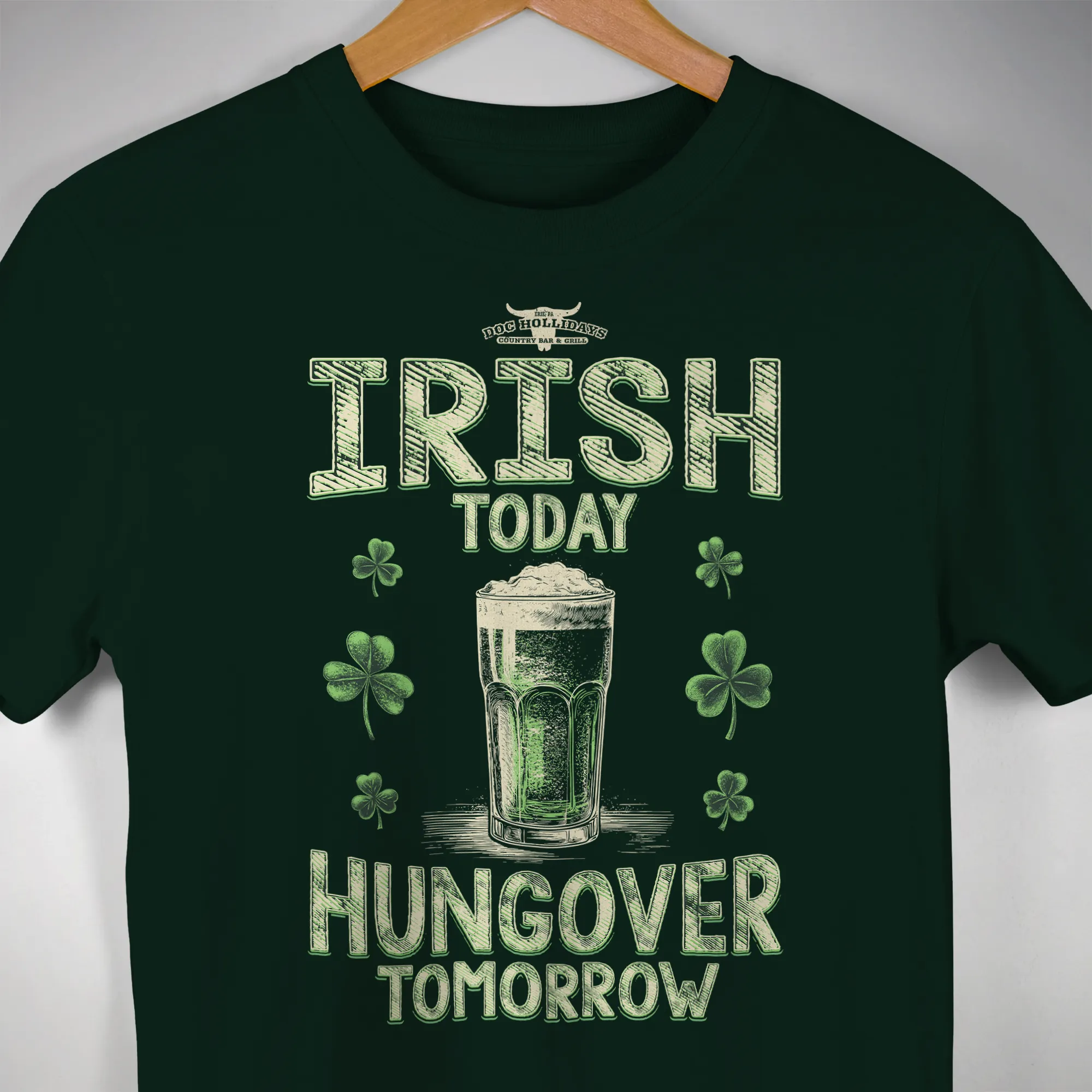 Custom Merch: St. Patrick's Day 2025 Shirt - Doc Holliday's