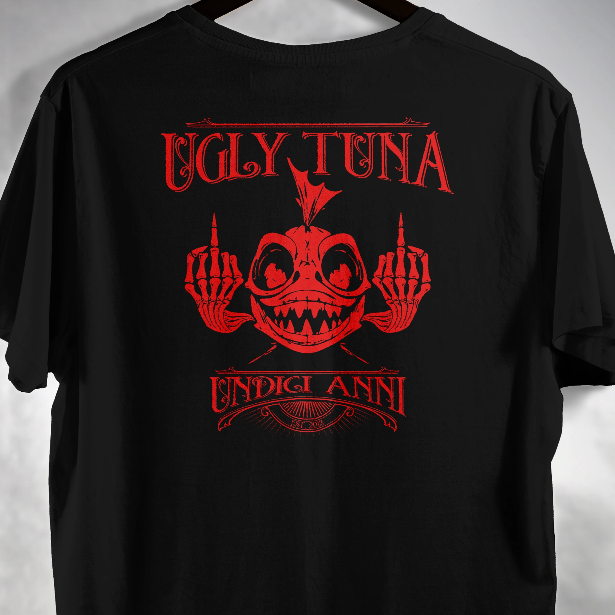 Custom Merch: 11th Anniversary T-Shirt - Ugly Tuna