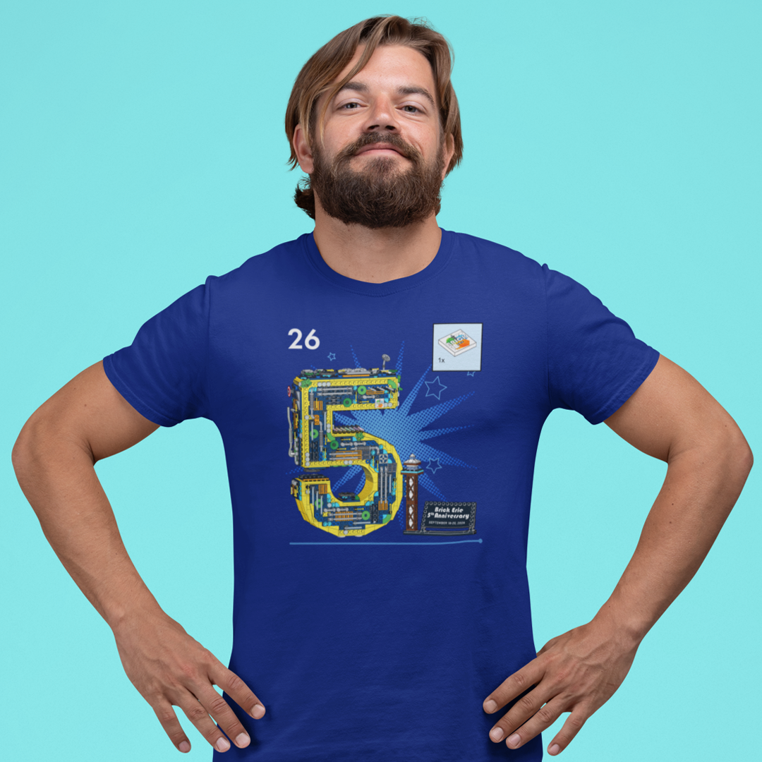 Custom Merch: Brick Erie 5th Anniversary T-Shirt - Brick Erie