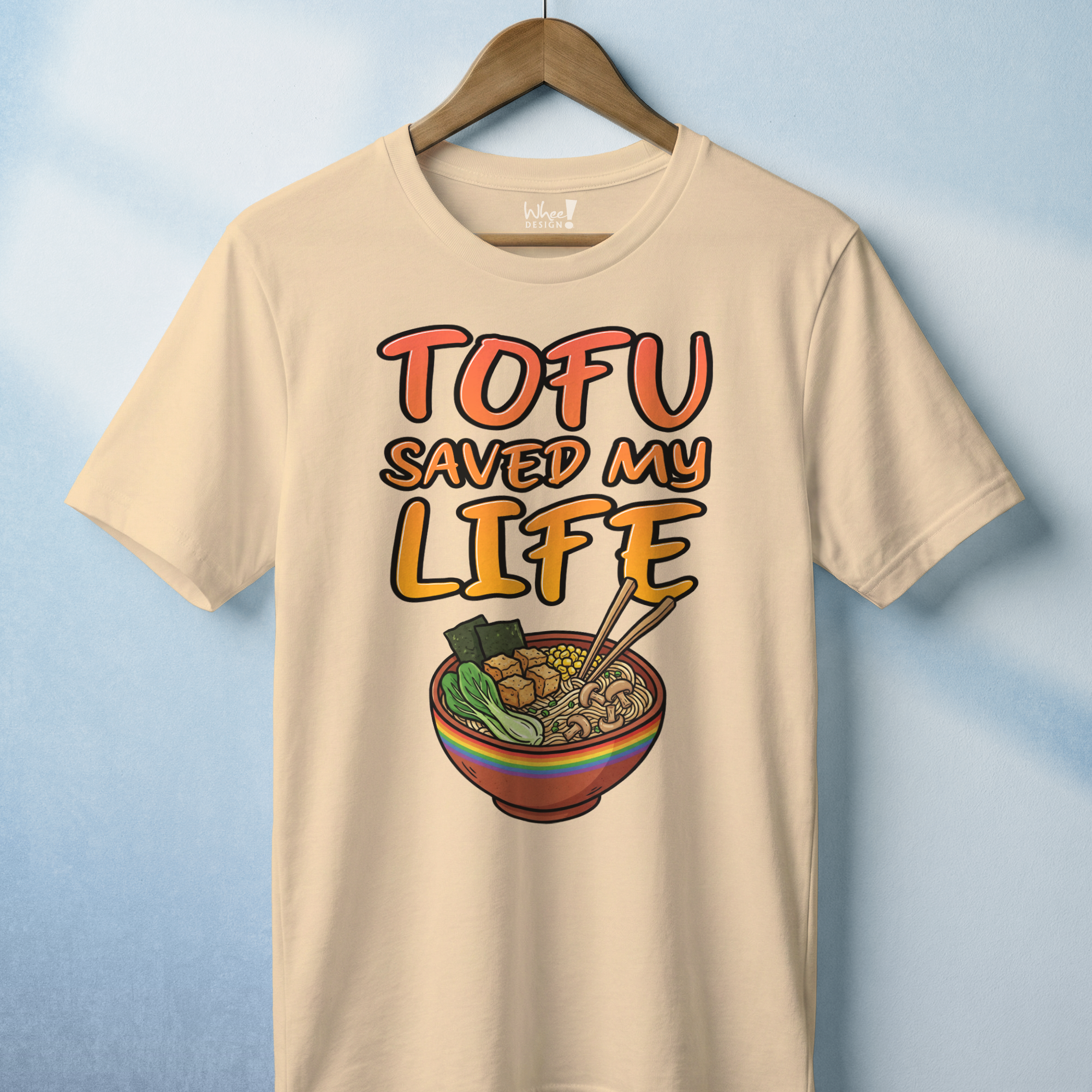 Custom Merch: Tofu Saved My Life T-Shirt - Custom Design