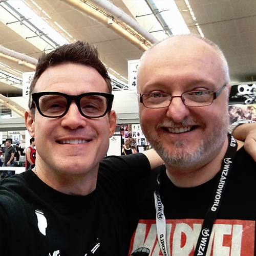 Me with Eddie McClintock at Steel City Con