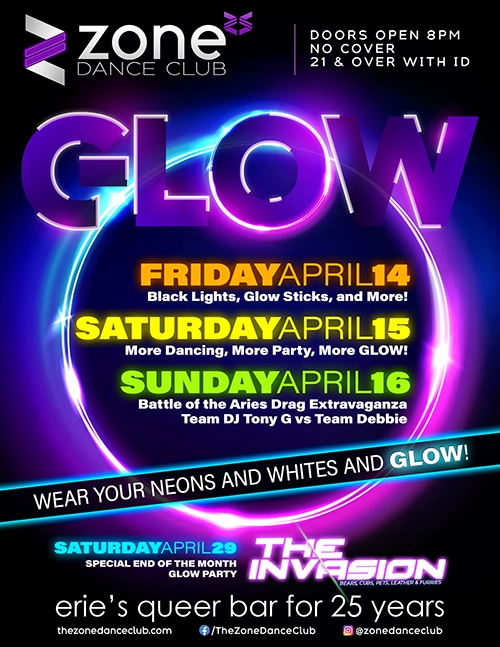 Glow Weekend Flyer Design by Whee! Studios